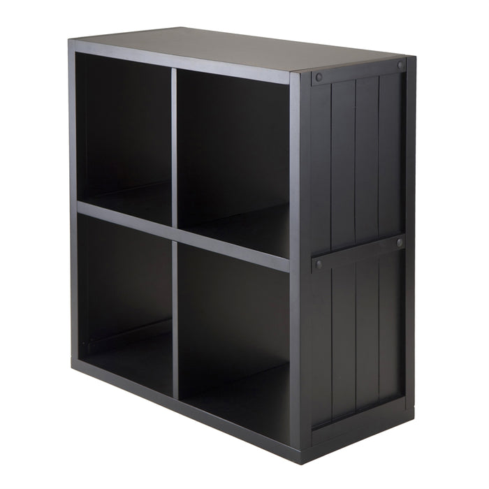 Shelf 2 x 2 Cube with Wainscoting Panel