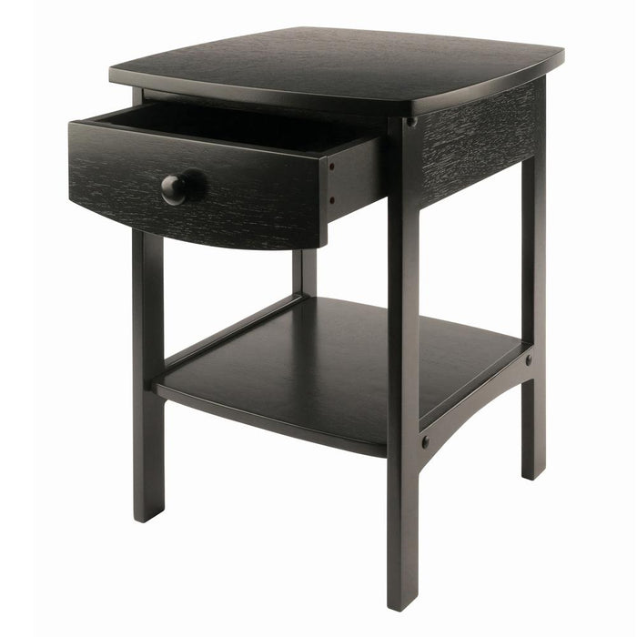 Claire Accent Table Black Finish