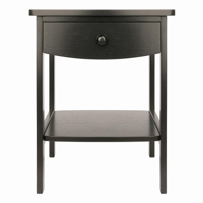 Claire Accent Table Black Finish