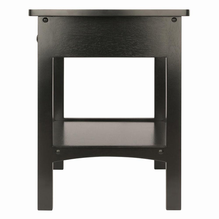 Claire Accent Table Black Finish