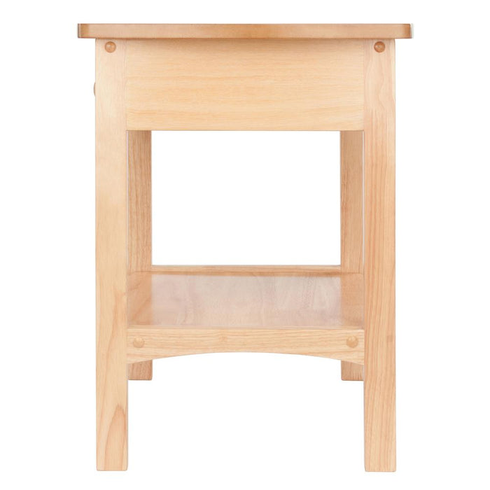 Claire Accent Table Natural Finish