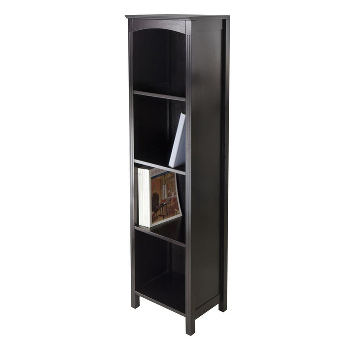 Terrace Storage Shelf 5-Tier in Espresso Finish