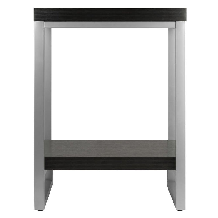 Jared End Table, Enamel Steel Tube