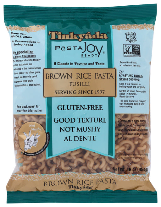 JOY! A rice pasta that cooks like any regular pasta. Award-winning taste Al dente and not mushy.