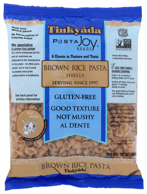 Brown Rice pastas made from whole grain. Grinding done in-house and not from refined flour. Dedicated Factory Premise &amp; Machines handling.
ONE GRAIN only to prevent cross-contamination.
No wheat, corn, nuts, peanuts, or preservatives.