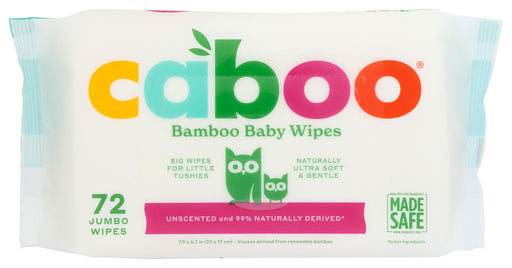 Our bamboo baby wet wipes are made from 99.3% naturally derived ingredients, unscented &amp; MADE SAFE® certified.
Unlike more than 95% of baby wipes, ours contain no nylon, plastic fibers, trees or harsh chemicals.