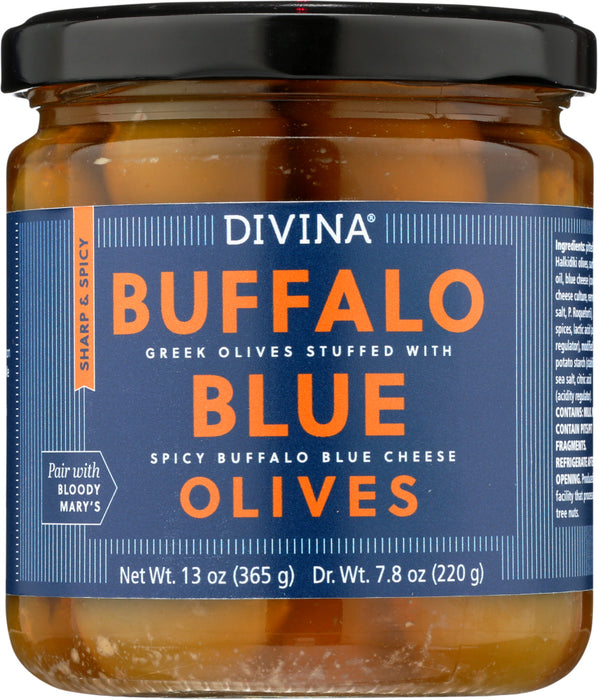 DIVINA: Olive Stfd Buffalo Blue, 7.8 oz - No Brand For Less 