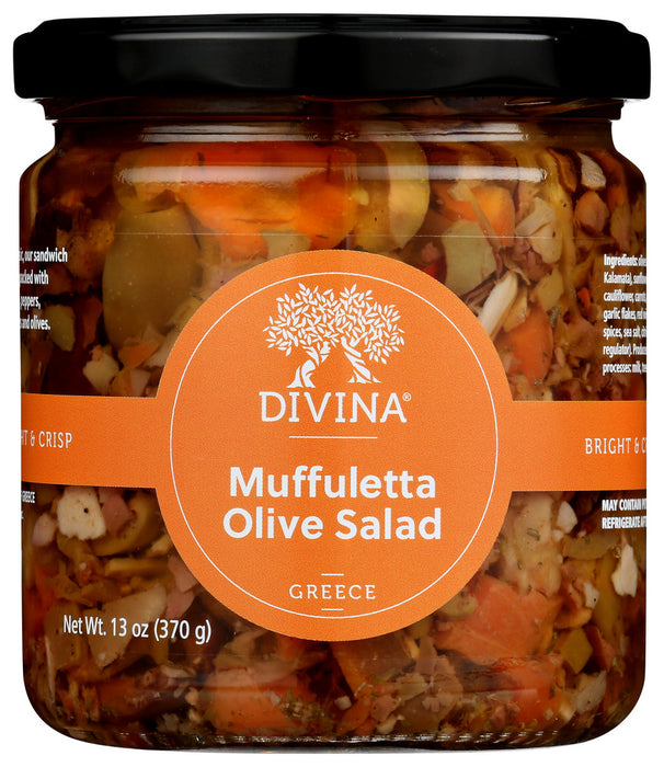 DIVINA: Olive Muffuletta Salad, 13 oz - No Brand For Less 