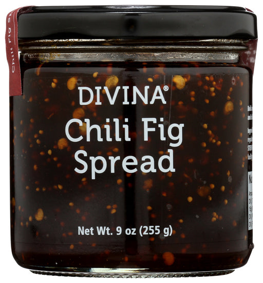 DIVINA: Spread Chili Fig, 9 oz - No Brand For Less 