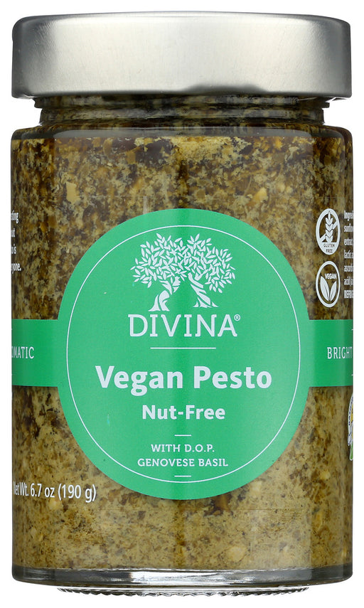 DIVINA: Vegan Pesto Nut Free, 6.7 oz