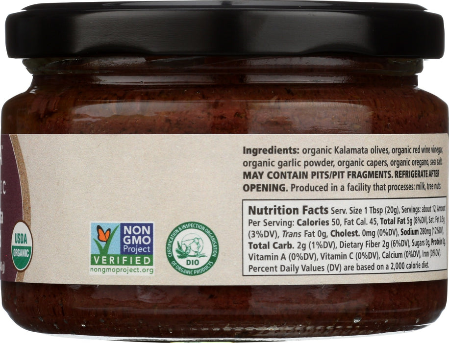 DIVINA: Organic Kalamata Spread, 8.5 oz