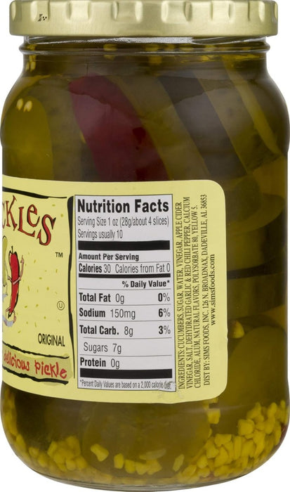 WICKLES: Pickles Original, 16 Oz