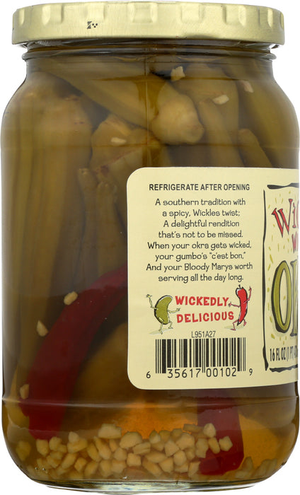 WICKLES: Wicked Okra, 16 oz