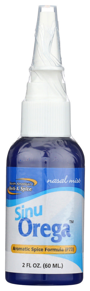 Health practitioners agree: a saline-based nasal wash is the best approach for cleansing the nasal passages. SinuOrega combines a unique blend of the powerful essential oils of sage, bay leaf, clove bud, and oregano in a sea-salt/saline base. SinuOrega is the only completely natural nasal spray with the power of Oreganol P73. Use this to cleanse the nasal and sinus passages. Safe for everyday use.