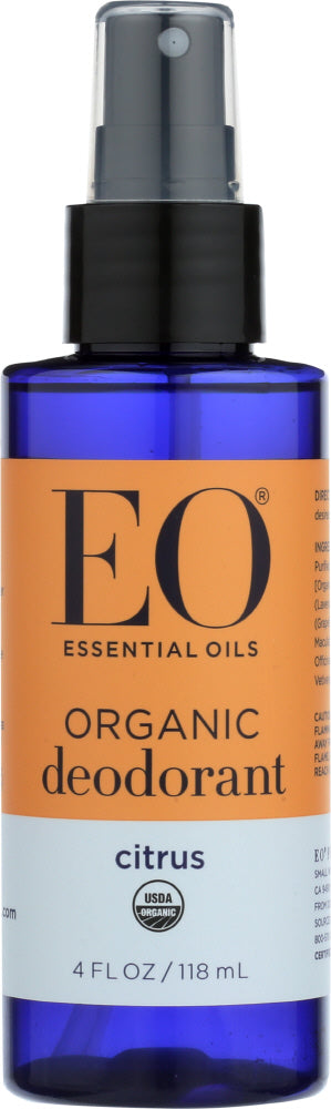 EO PRODUCTS: Organic Deodorant Spray Citrus, 4 Oz - No Brand For Less 