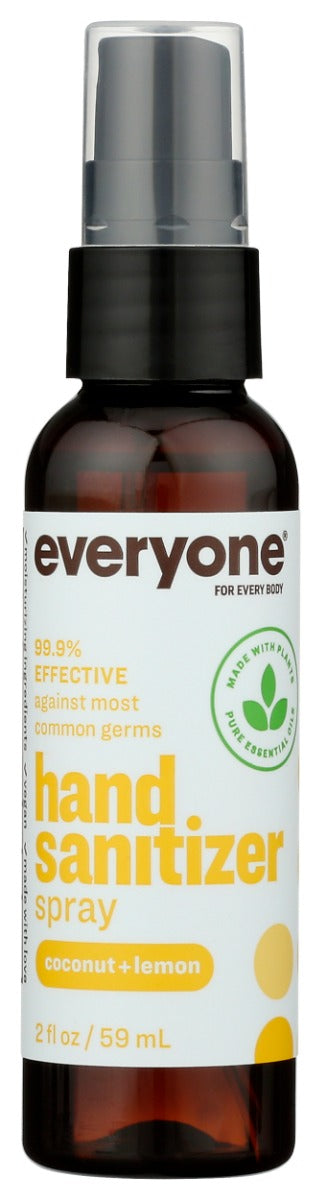 Our Coconut + Lemon Hand Sanitizer Spray combines the gentle nature of non-GMO sugar-cane derived alcohol and lively lemon pure essential oil and sweet coconut essence. With a 62% alcohol content, our spray is 99.9% effective against most common germs. Cleaning on the go just got a lot easier (and more fun).