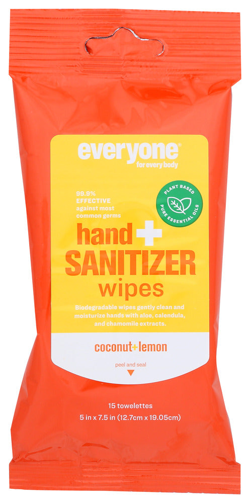 EVERYONE: Wipes Santz Ccnut Lemon, 1 ea - No Brand For Less 