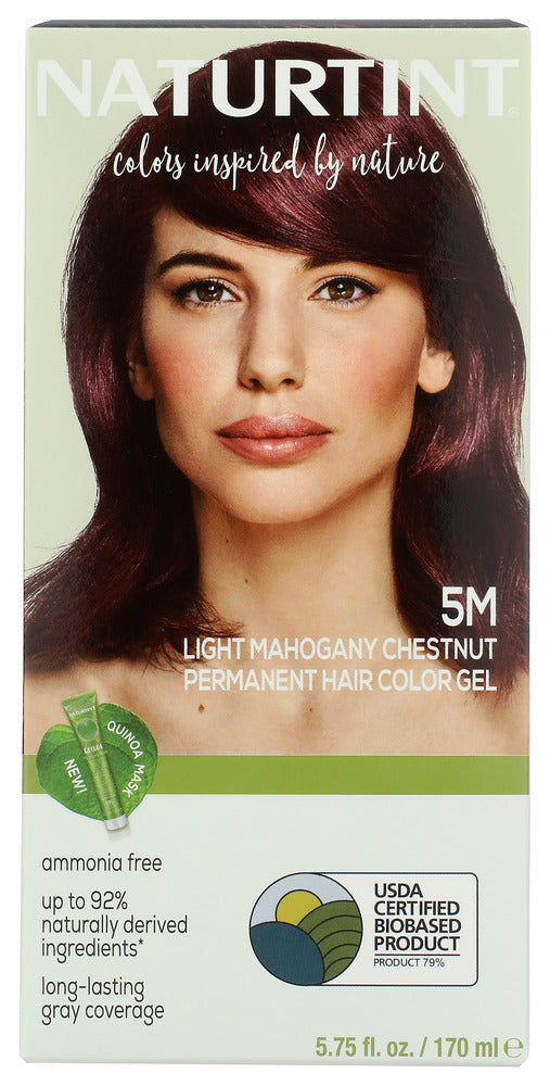 NATURTINT: Permanent Hair Color 5M Light Mahogany Chestnut, 5.28 oz