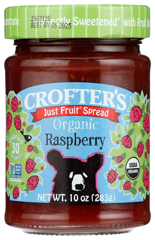 CROFTERS: Organic Raspberry Fruit Spread, 10 oz