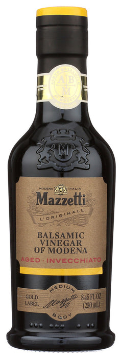 MAZZETTI: Gold Label Balsamic Vinegar Of Modena, 8.45 oz