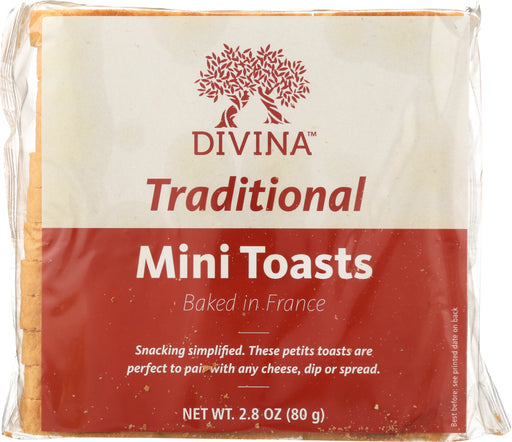 DIVINA: Mini Toasts, 2.82 oz - No Brand For Less 