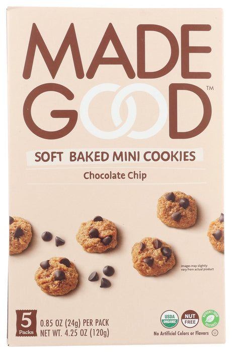 Soft, chewy and chocolatey, now baked into perfect mini cookies. We use vegan dark chocolate chips for extra flavour and keep them gluten-free too.