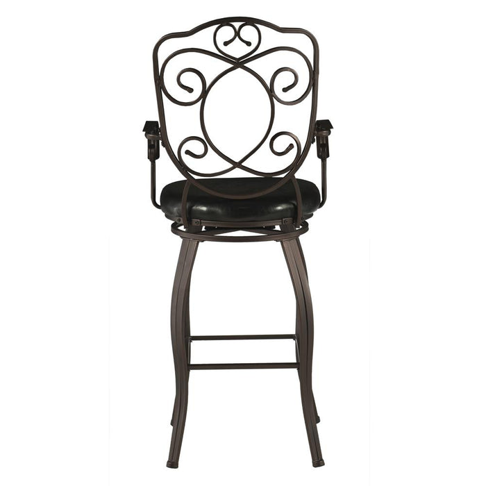 Crested Back Bar Stool 30