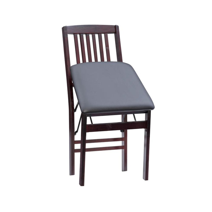 Triena 18 In Mission Back Folding Chair - Set Of Two