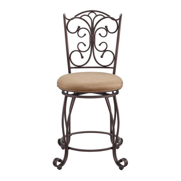 Gathered Back Counter Stool 24