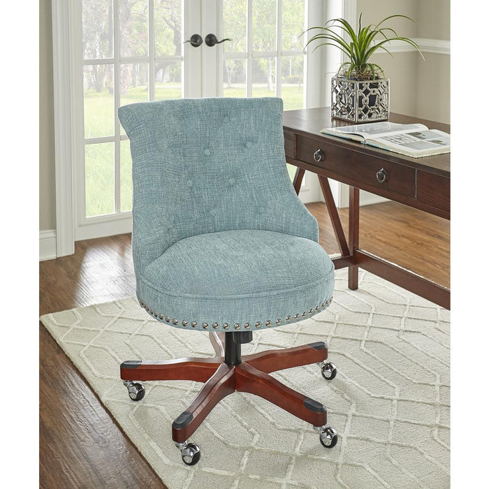 Sinclair Office Chair, Aqua