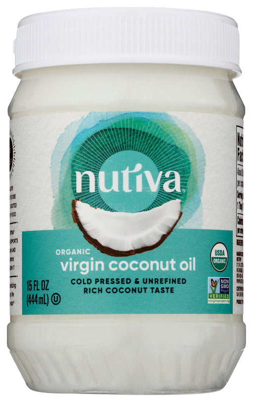 NUTIVA: Organic Virgin Coconut Oil, 15 oz