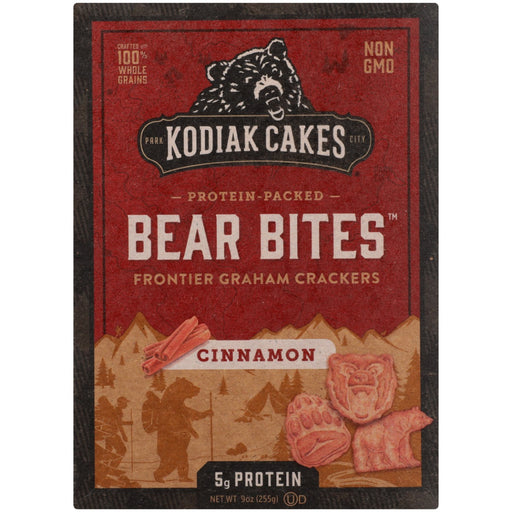 KODIAK: Bear Bites Cinnamon Graham Crackers, 9 oz