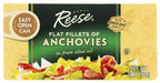 Reese Anchovies, treasured tiny fish from sunny shores-- bring a tangy and exotic flair to your favorite sauces, dressings, salads, pizza or seafood.