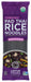 Our Forbidden® Pad Thai Rice Noodles are crafted from organic, whole grain black rice. Legend says this ancient grain was once reserved exclusively for the Emperors of China, to ensure their longevity and good health. This heirloom rice is treasured for its delicious roasted nutty taste, soft texture and beautiful deep purple color. These convenient, versatile noodles are perfect for making a more nutritious Asian-style dish, or use them as a gluten-free replacement for pasta.