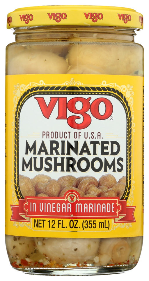 VIGO: Marinated Mushrooms, 12 oz