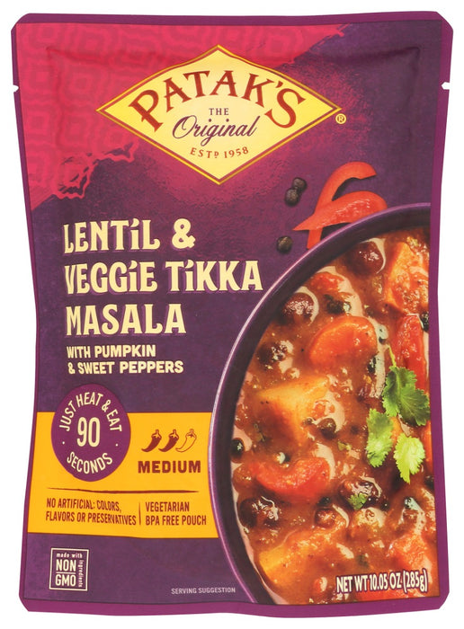 PATAKS: Lentil & Veggie Tikka Masala, 10.05 oz