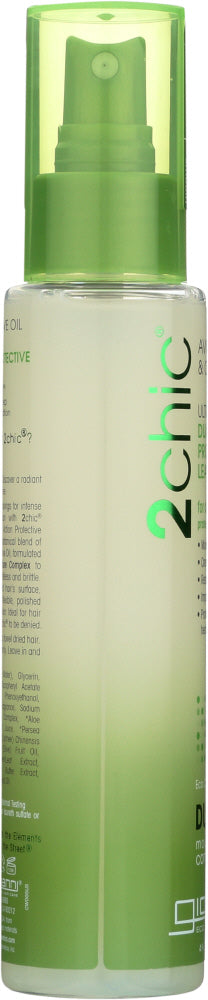 GIOVANNI COSMETICS: 2chic Ultra-Moist Dual Action Protective Leave-In Spray Avocado & Olive Oil, 4 oz - No Brand For Less 