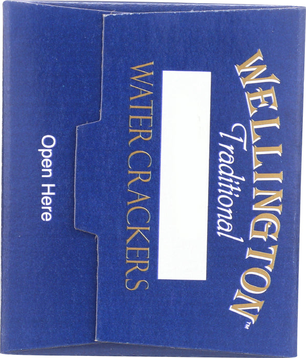 WELLINGTON: Traditional Water Crackers No Trans Fat, 4.4 oz