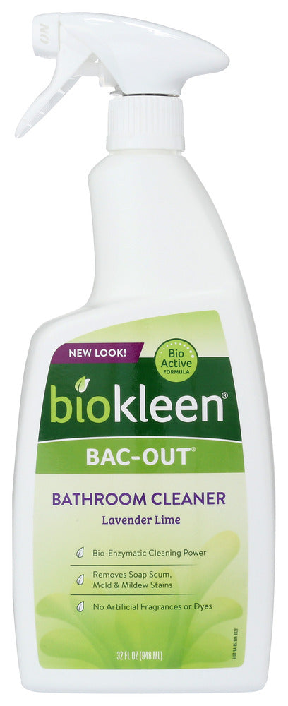 
Our unique and synergistic blend of live enzyme-producing cultures and extracts of lavender and lime effectively cleans and deodorizes tough bathroom odors. Bac-Out&reg; to the rescue every time.
