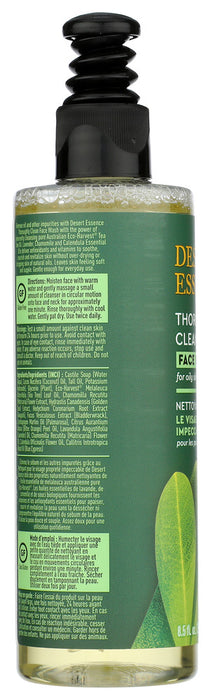 DESERT ESSENCE: Thoroughly Clean Face Wash Original, 8.5 oz