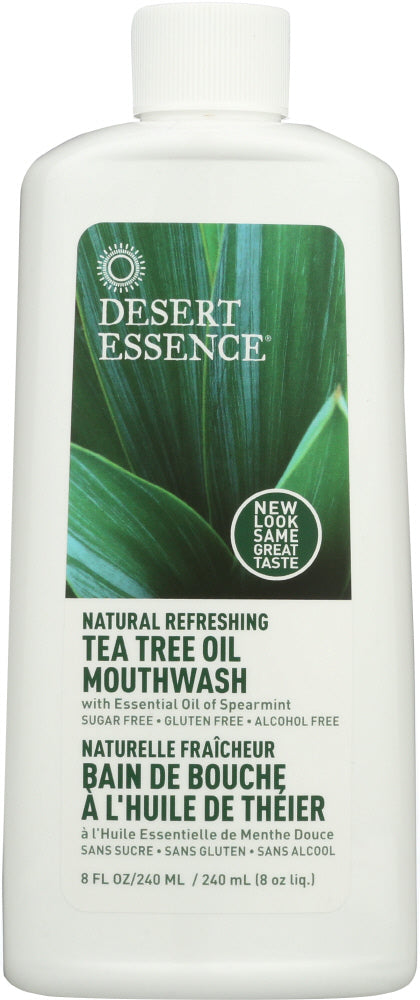 Flavored with natural Spearmint, this effective, dentist-recommended mouthwash features the inherent antiseptic properties of pure, Eco Harvest&reg; Tea Tree Oil.