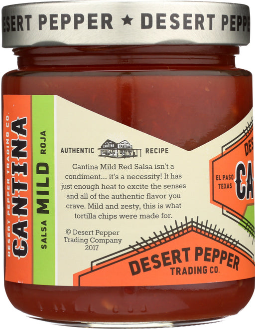 DESERT PEPPER: Salsa Cantina Mild Red, 16 oz - No Brand For Less 