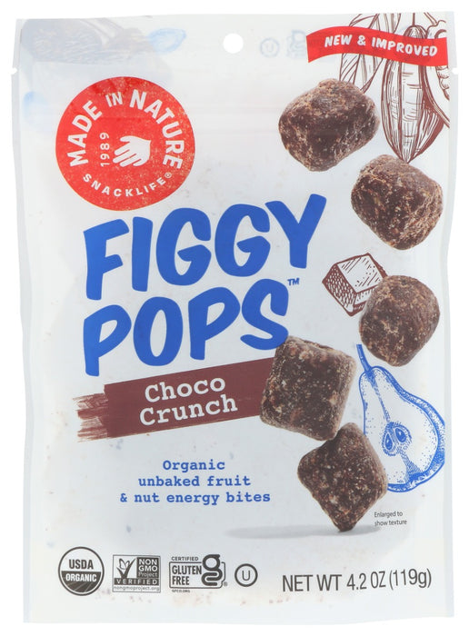 Food really shouldn't be a competition, but sometimes it is. Good thing nature is our team captain, which means you stand to claim total culinary victory in the form of our Choco Crunch Figgy Pops ” a snack so sublimely satisfying and naturally energizing that it'll keep you going strong all day long.