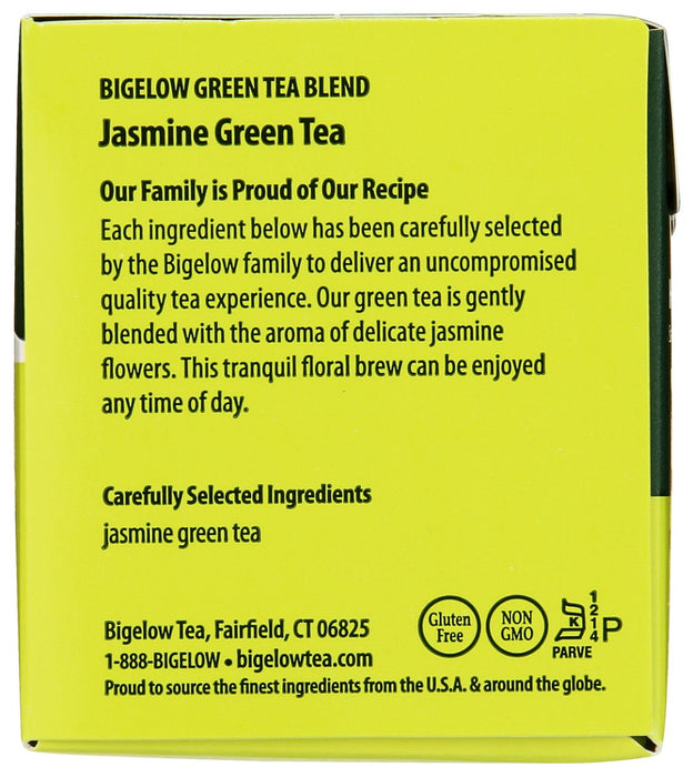 BIGELOW: Jasmine Green Tea 20 Tea Bags, 0.91 oz