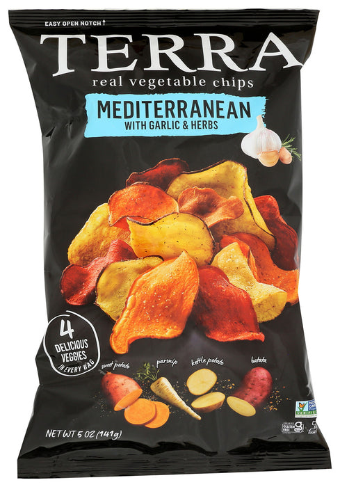 TERRA CHIPS: Exotic Vegetable Chips Mediterranean, 5 oz