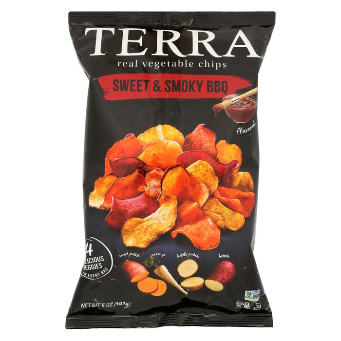 TERRA CHIPS: Sweet And Smoky Bbq Vegetable Chips, 5 oz