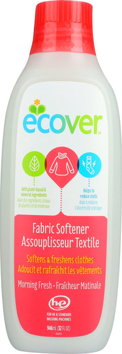 Softens clothes &amp; reduces static
A little fluffiness is a good thing, at least when it comes to your laundry. Our liquid fabric softener works to soften fabrics and help reduce static while keeping clothes smelling fresh and clean. Made with plant-based and mineral ingredients, our biodegradable formula cares as much for your clothes as it does for the planet. Everybody wins.