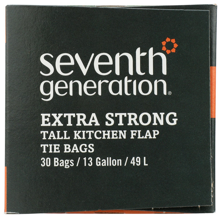 SEVENTH GENERATION: Tall Kitchen Bags 13 Gallon 2-Ply, 30 pc