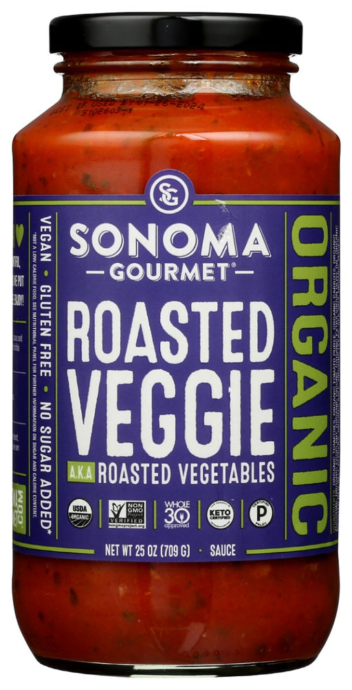 SONOMA GOURMET: Sauce Pasta Roasted Veggies, 25 oz