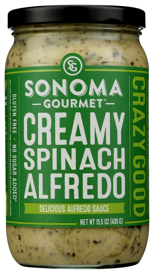 SONOMA GOURMET: Spinach Alfredo Sauce, 15.5 oz